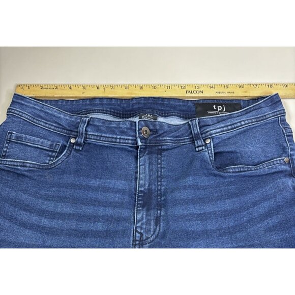 TPJ The Perfect Jean Men Sz 38 (Actual 36x25 Hemmed) Dark Wash Stretch Jeans EUC - Picture 9 of 9